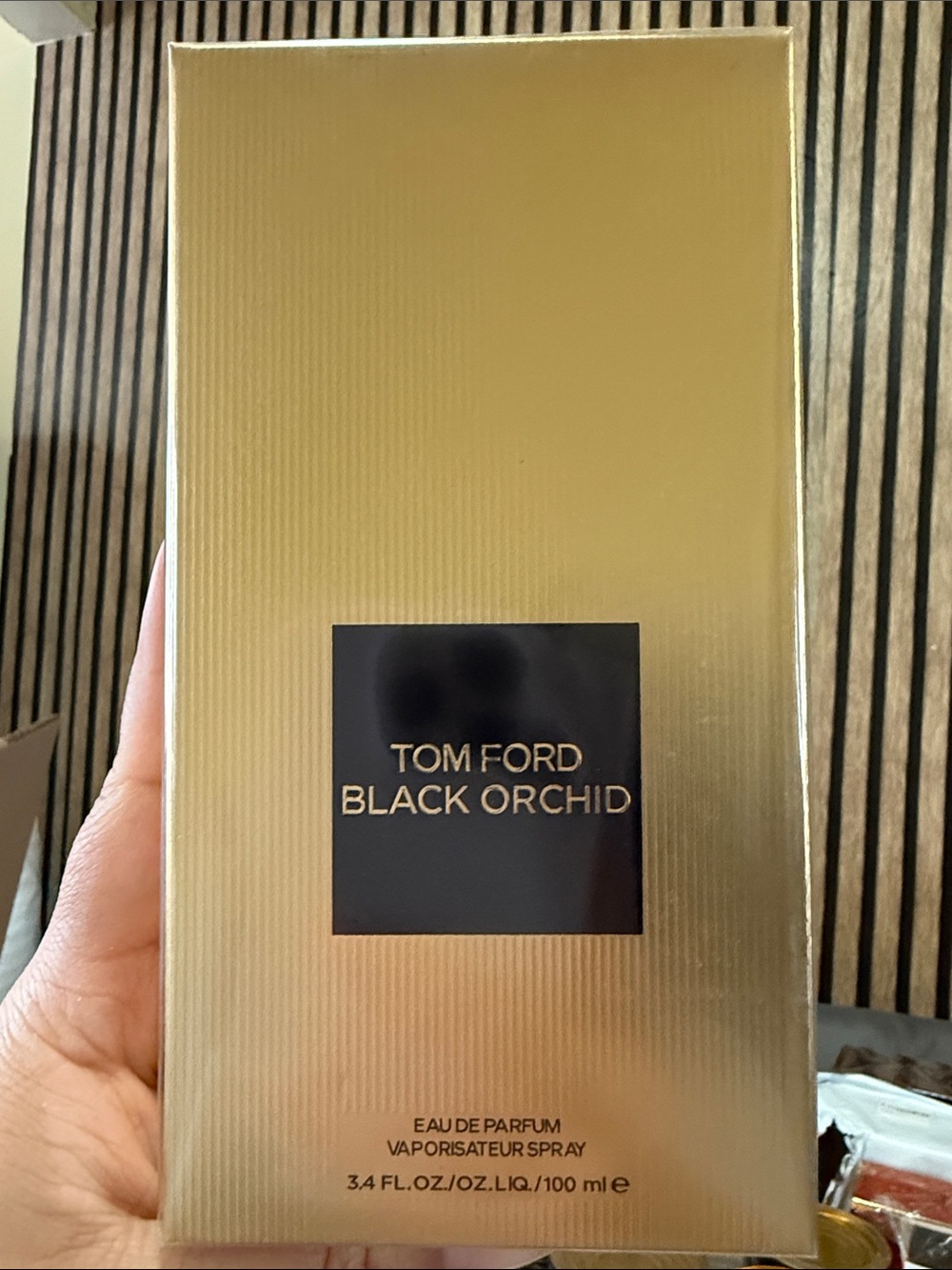 Tom Ford Black Orchid Gold and Black Decorative Box